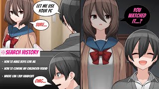 ［Manga dub］My Childhood Friends Search History was Full of Secrets［RomCom］［Love Story］ [upl. by Cleodel]