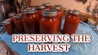 CANNING CRUSHED TOMATOES preservefresh YogiHollowFarm [upl. by Malan]