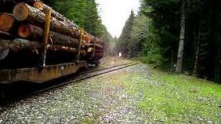 Engelwood logging division log train [upl. by Zsazsa]