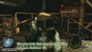 Resident Evil 5 BSAA Emblem Guide Chapter 52 [upl. by Aken]