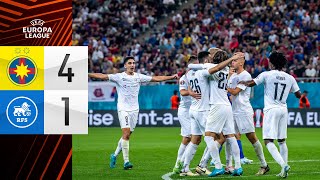 FCSB 41 FC RFS  HIGHLIGHTS  LABĀKIE MOMENTI  UEFA EUROPA LEAGUE [upl. by Georgetta]