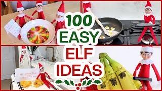 100 ELF ON THE SHELF IDEAS WHAT OUR ELF ON THE SHELF DID [upl. by Llenad]