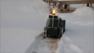 Best robotic snow blower DIY homemade invention Best remote control snow plow [upl. by Ennaehr]