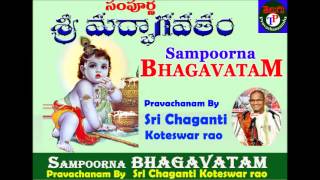 SAMPOORNA BHAGAVATAM Part35 Pravachanam BY Sri CHAGANTI KOTESWAR RAO [upl. by Cynara]