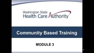 HCA Community Based Training Medicaid in 2014 Module 3 [upl. by Nnylatsyrc]