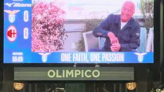 OMAGGIO a SVEN GÖRAN ERIKSSON in occasione di LAZIO MILAN 🩵 [upl. by Elatsyrc]