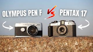 Pentax 17 vs Olympus Pen F T [upl. by Oilime]