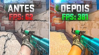 EU FIZ ISSO PRA AUMENTAR O FPS NO CS 2  ATUALIZADO 2024 [upl. by Assirek]