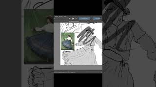 1Year Drawing Journey  Day 196 drawing myprogress art 1yearjourney digitalart progress [upl. by Yeoj699]