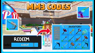 MURDER MYSTERY 3 CODES 40 CODES OP UNOBTAINABLE ITEMS [upl. by Cannell]