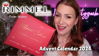 RIMMEL LONDON 2024 ADVENT CALENDAR UNBOXING  ALL FULL SIZES amp SHIPS INTERNATIONALLY [upl. by Nirda181]