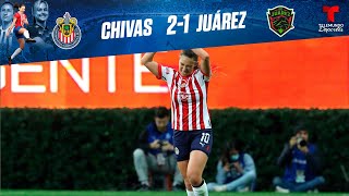 Highlights amp Goals  Chivas vs Juárez 21  Chivas Femenil  Telemundo Deportes [upl. by Lovich]