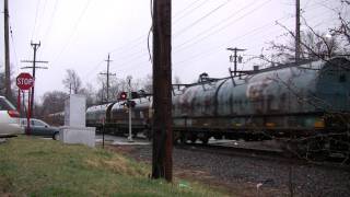 HD CSX Coil cars come out of Storage NS 6608 Leads [upl. by Aitnwahs]