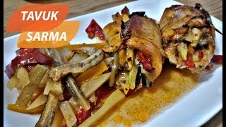 SEBZELİ TAVUK SARMA TARİFİTAVUK BONFİLE SARMA NASIL YAPILIR [upl. by Other]