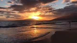 Live Maui Sunset From Kihei Hawaii [upl. by Arno]