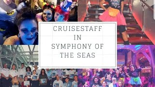 Cruise staff in Symphony of the seas Royal Caribbean  vlog 11 [upl. by Michaela]