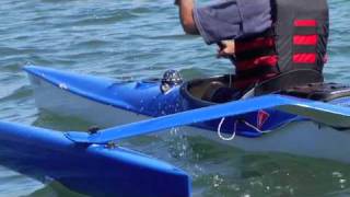 TRIAK Trimaran Sailing Kayak [upl. by Palmore117]