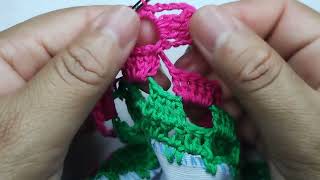 orilla para servilletas tejida a crochet 🌺🌺🌺 [upl. by Bodwell475]