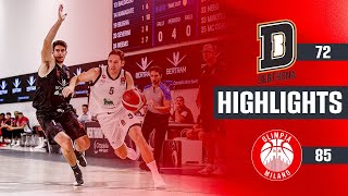 Derthona Tortona vs Olimpia Milano  Highlights [upl. by Nirret]