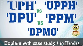 What is UPH  What is UPPH  DPUPPM DPMO  Metrix explained with case Study DpuppmDpmo [upl. by Cristoforo]