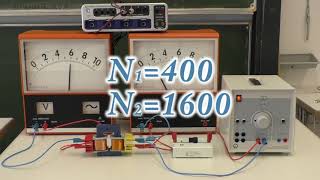 Physik Klasse 10  Elektrizitätslehre Transformator  Experiment 2 [upl. by Brownson668]