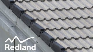 Interlocking Concrete Tiles AmbiDry Verge installation video [upl. by Brandt]