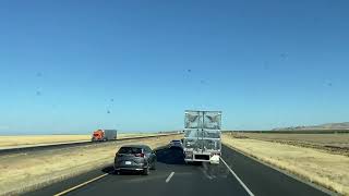 Firebaugh Rural Road View California State [upl. by Ellehciram]