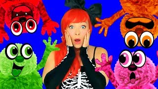 Halloween Songs for Kids Children and Toddlers  Learn Colors Song with Spooky Monsters [upl. by Nylavad445]