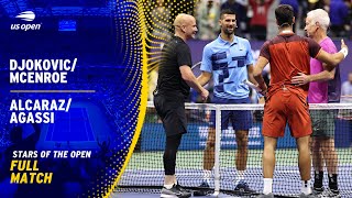 AlcarazAgassi vs DjokovicMcEnroe Full Match  2024 US Open [upl. by Drolyag]