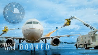 The Logistics of Deicing Airplanes Explained  WSJ Booked [upl. by Ahseikal]