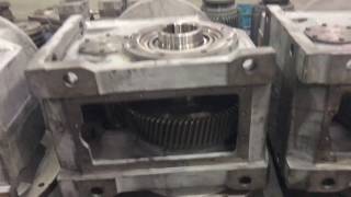 SEW similar helical bevel gear box reducer in assembling [upl. by Yc449]