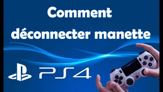 Comment déconnecter une manette PS4 [upl. by Aerdnod]