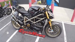 The OG 2010 Ducati Streetfighter 1098 S Quick Test  Cycle News [upl. by Akemehs]