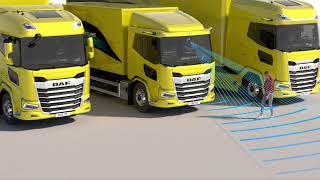 New Generation DAF Advanced Driver Assistant Systems ADAS explained [upl. by Aicargatla]