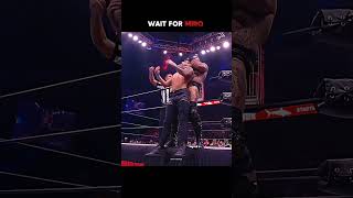 Miro Saves Sting From The House Of Black wwe aew shorts [upl. by Ardnasak]