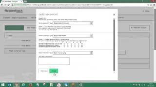Questback Essentials  how to import questions [upl. by Oregolac]