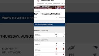 NFL Preseason Predictions 8152024 nfl nflpreview nflpreseason [upl. by Angid347]