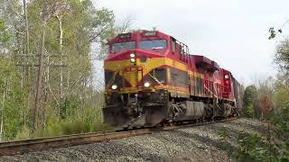 CPKC Train 239 WellandLondon west of Mountsberg Reservoir October 112024 [upl. by Nwad]