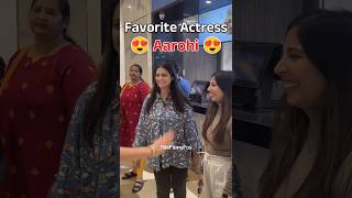 😍Favorite actress Aarohi Patel aarohipatel lovenibhavai gujaratimovie movie [upl. by Annahpos425]