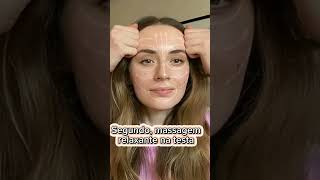 Como fazer massagem facial para linhas de expressão  automassagem facial [upl. by Charil982]