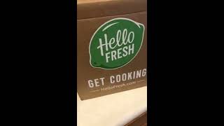 Hello Fresh Review Opening My First Hello Fresh Box [upl. by Nnylsia]