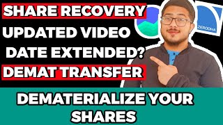 DEMATERIALIZE YOUR PHYSICAL SHARES UPDATED VIDEO  DATE EXTENDED [upl. by Durante21]