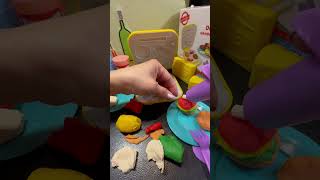 LET’S PLAY MINI HAMBURGER MAKER KITMAKING HAMBURGER 🍔 😘 asmr short dollartree play toys [upl. by Paris929]