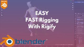 Basic Rigging with Rigify Addon in Blender in HindiUrdu  Rigify Addon  Blender Tips [upl. by Ayram472]