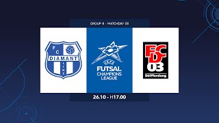 LinzDifferdange  UEFA Futsal Champions League  Main Round  Gruppo 8 [upl. by Hecklau252]