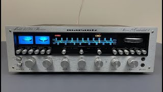 Marantz 4230 Vintage Receiver  Demo video after repair amp restoration [upl. by Debo]