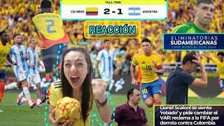 Colombia 2 vs 1 Argentina I Reacción Eliminatorias 2026 I Victoria Cafetera 🔥⚽ [upl. by Shaun]