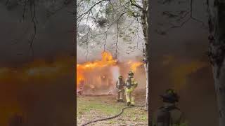 Firefighters FIGHT FIRE and Rescue the House shorts [upl. by Howlan744]