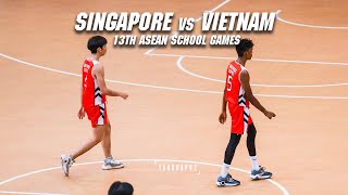 KAI AND BHAVEN CLOSE IT OUT IN OT  SINGAPORE vs VIETNAM 13th ASEAN SCHOOL GAMES 2024 [upl. by Benoite60]