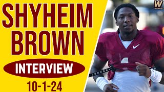 Shyheim Brown talks fighting past adversity Clemson game  FSU Football  Warchant TV FSU [upl. by Eugenia616]